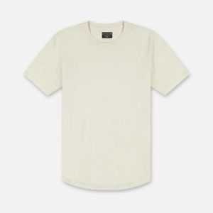 Sun Faded Supima Scallop Crew Shirt